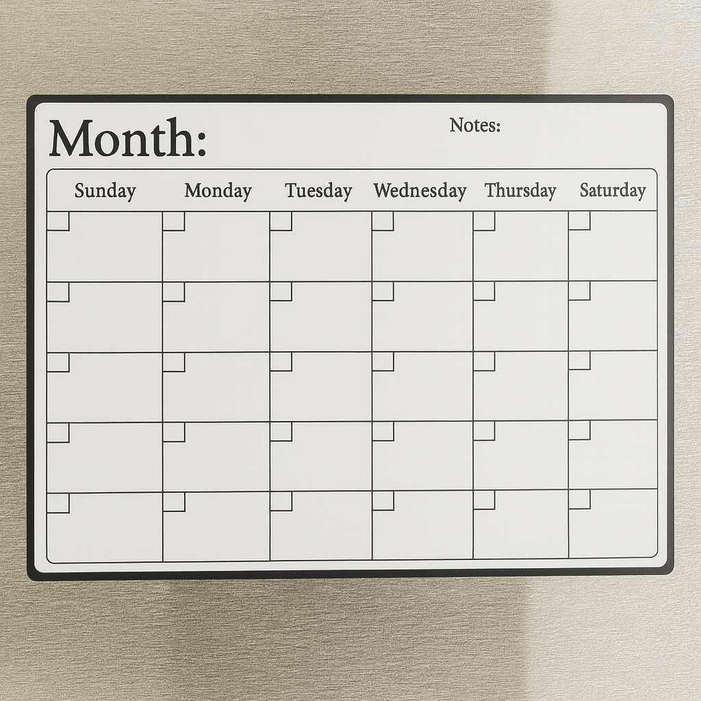 Magnetic Weekly Planner