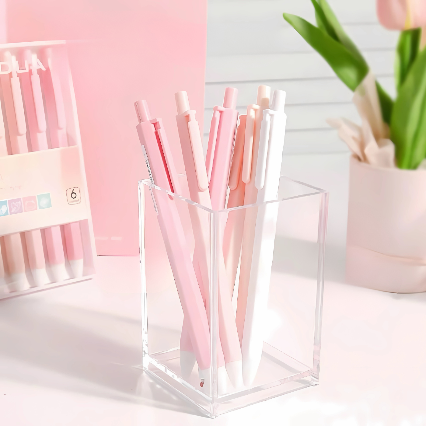 Blask Gel Pen Pack – 6 Pcs 🖊️