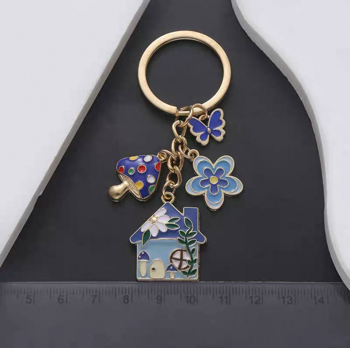 Fairy Cottage Keychain